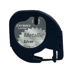 Dymo Tape Metal Silver...