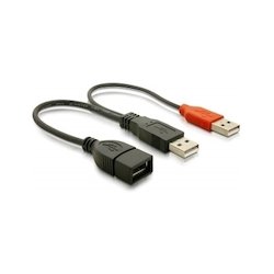 DeLock USB-A data- and...