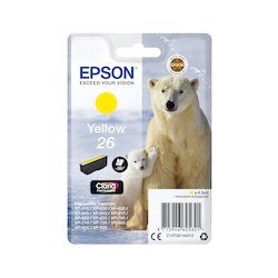 Epson 26 inktcartridge geel...