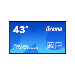 Iiyama 43" UHD LH4342UHS-B3...