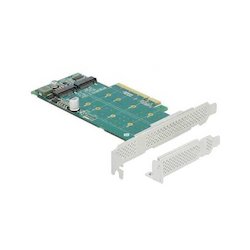 DeLock PCIe(X8 G4) 2x NVMe...