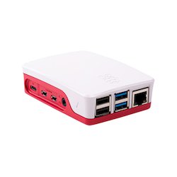 Raspberry Pi 4B Case Red/White